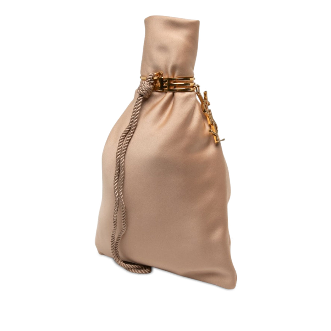 Saint Laurent Evening Pochette Marron – vue 2 – GABY PARIS