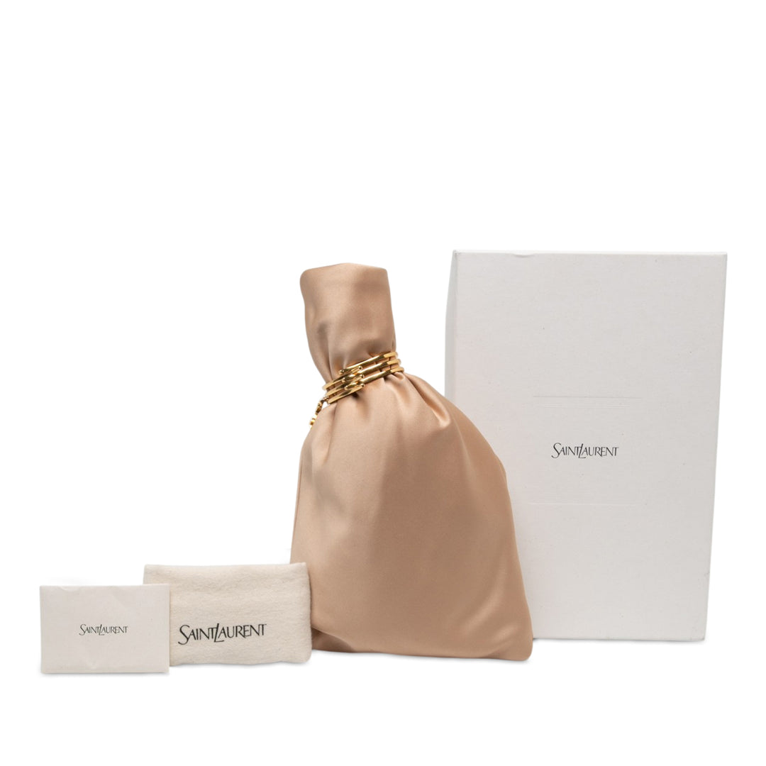 Saint Laurent Evening Pochette Marron – vue 6 – GABY PARIS