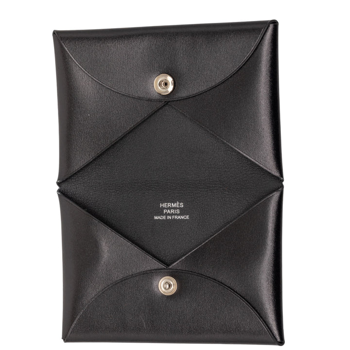 Hermès Box Veau Calvi Card Holder
