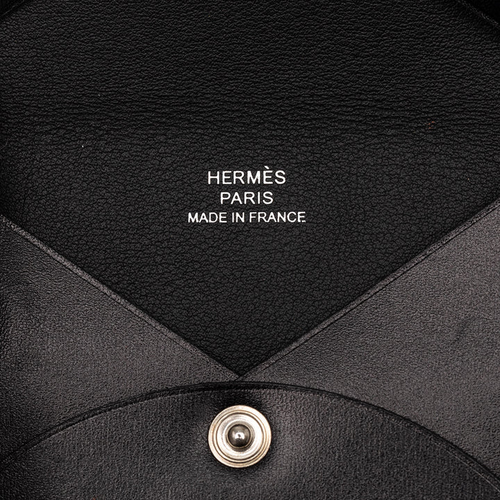 Hermès Box Veau Calvi Card Holder