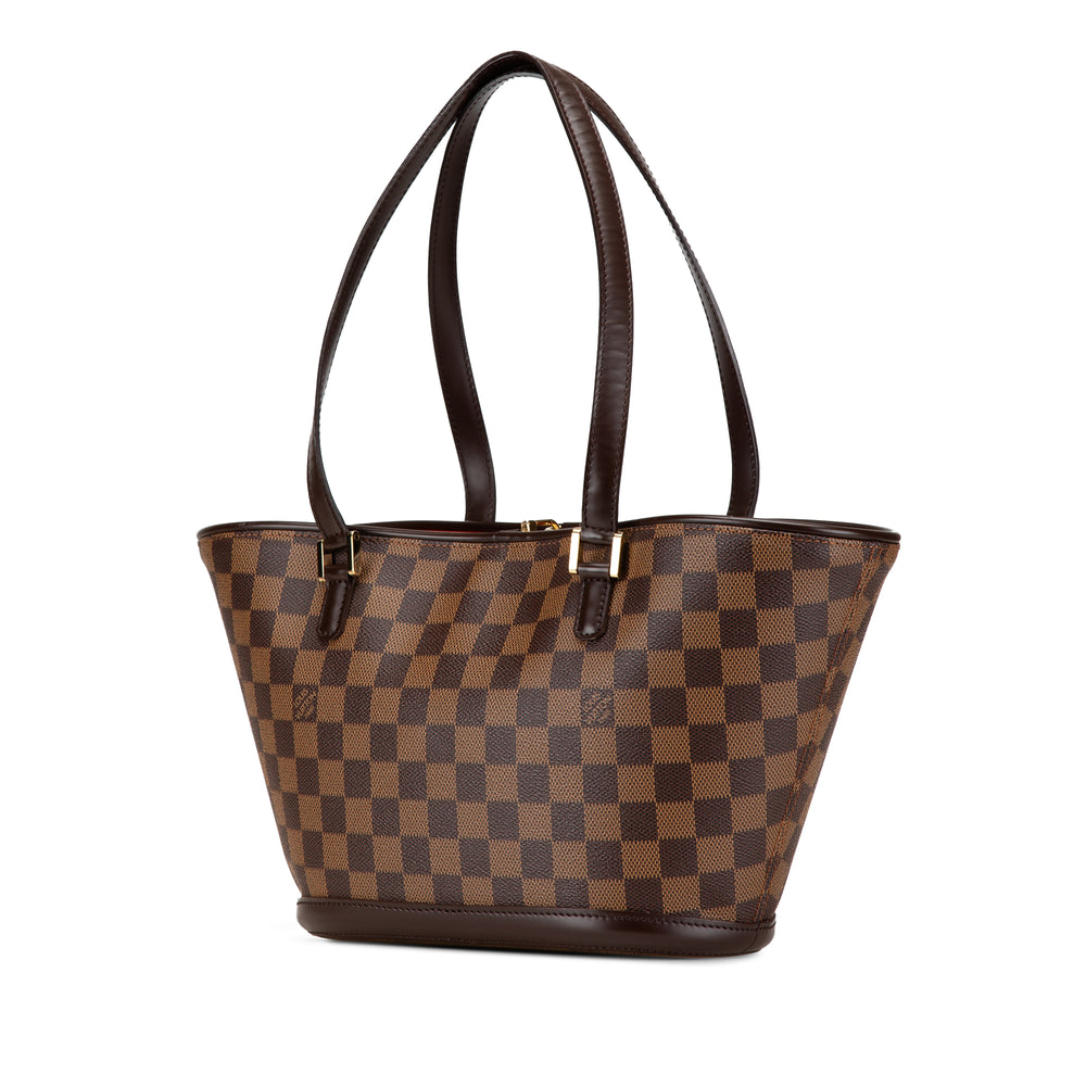 Damier Ebene Manosque PM Brown - Gaby Paris