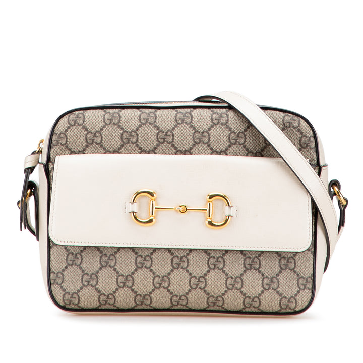 Gucci Small GG Supreme Horsebit 1955 Sac porté croisé
