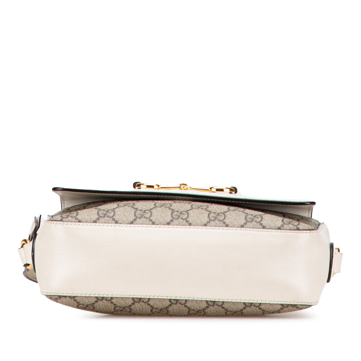 Gucci Small GG Supreme Horsebit 1955 Sac porté croisé