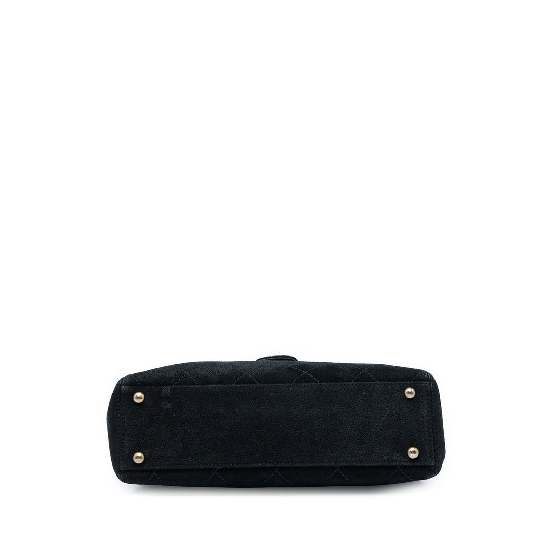 Chanel CC Matelassé Daim Sac bandoulière