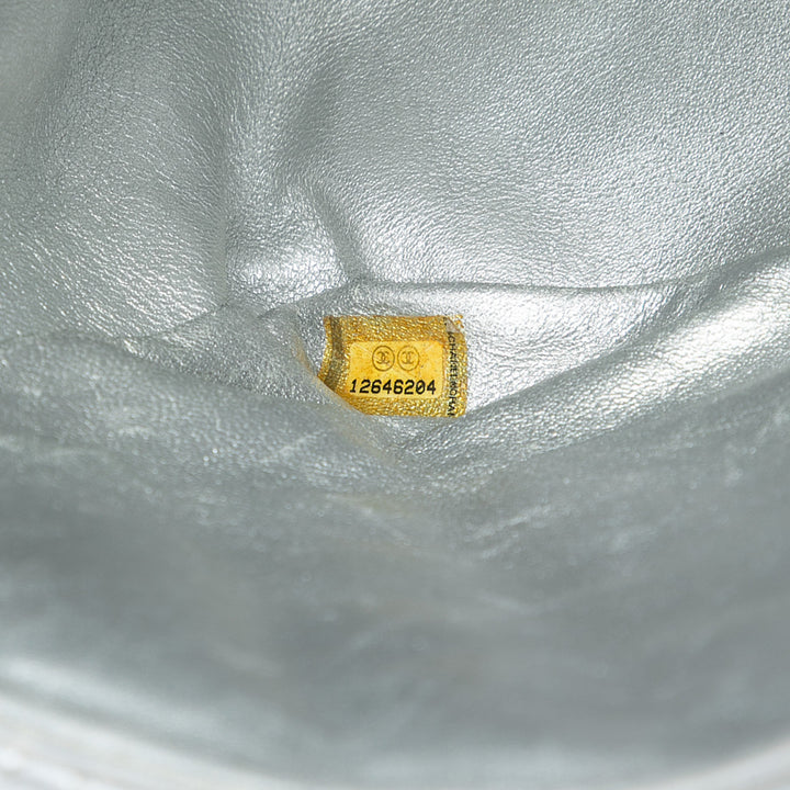 Chanel Jumbo Classic Metallic Cuir d’agneau Simple rabat