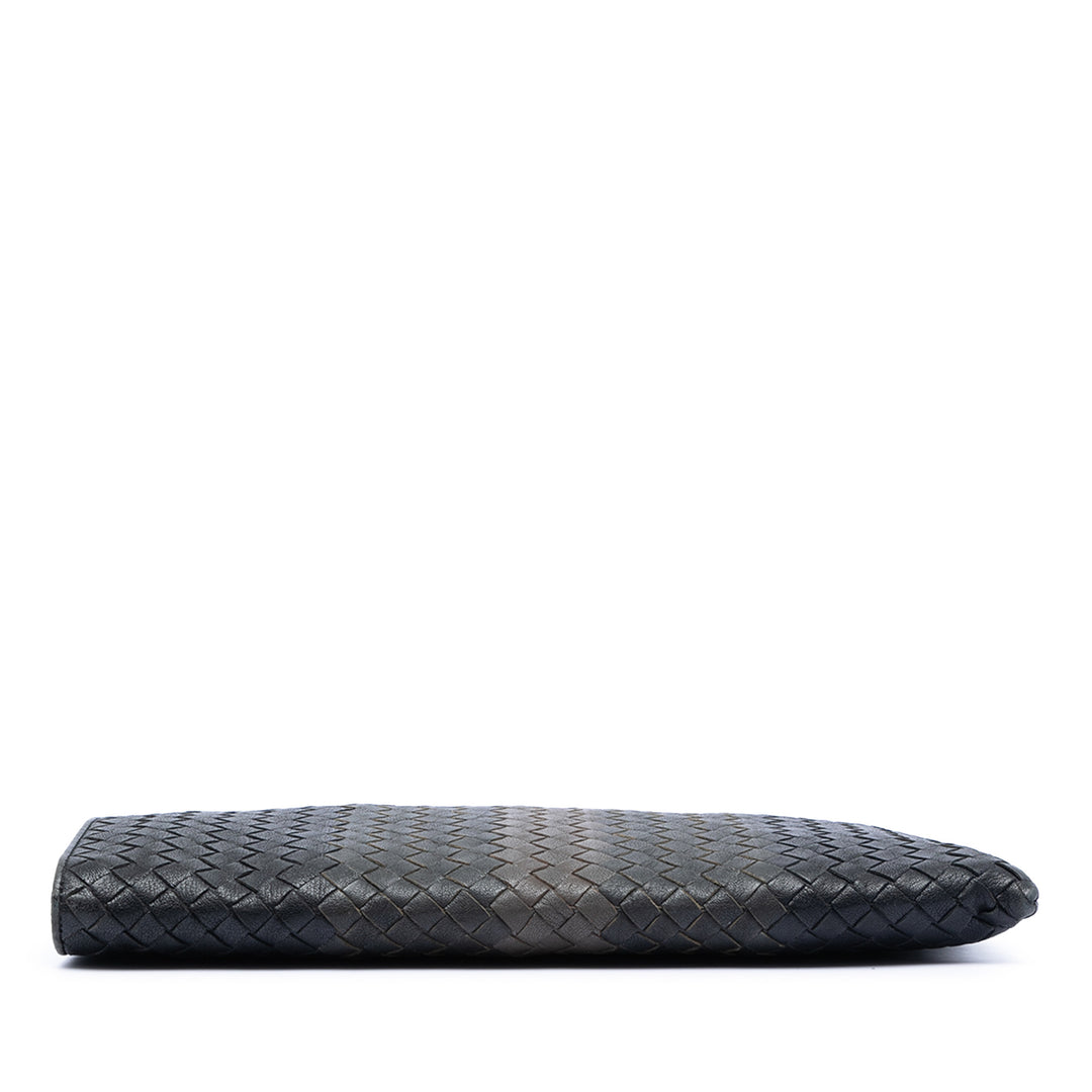 Bottega Veneta Tricolor Nappa Intrecciato Pochette