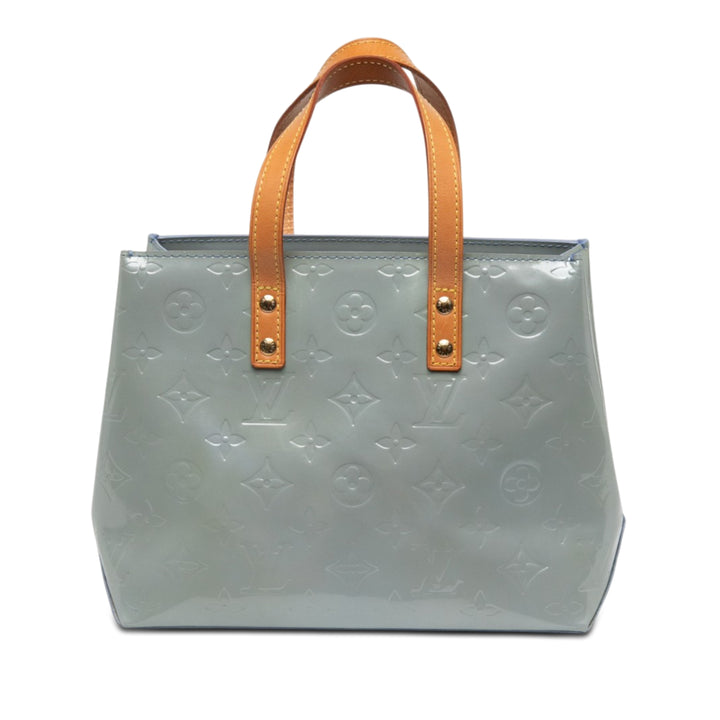 Louis Vuitton Reade PM Cuir verni Monogram Bleu – vue principale – GABY PARIS