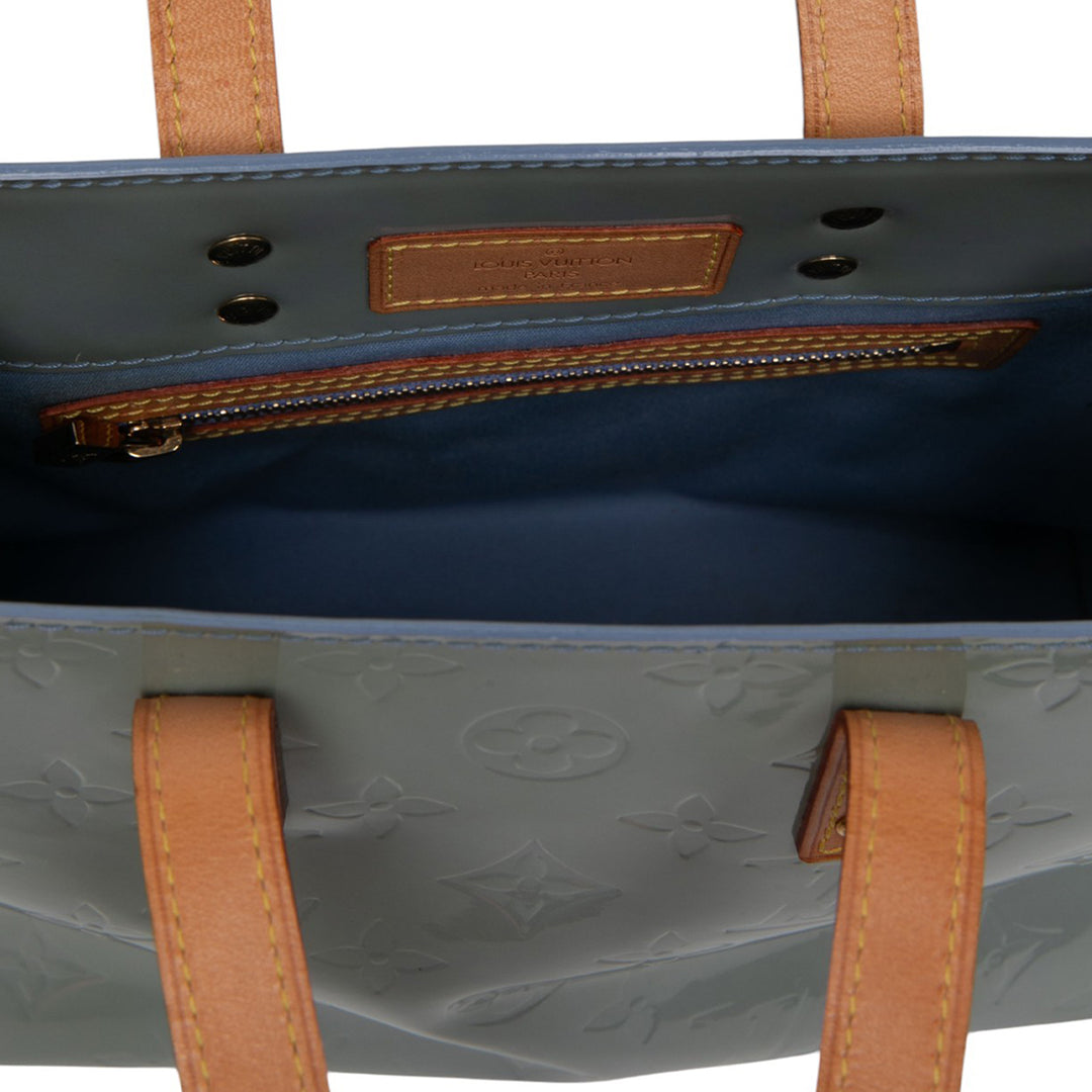 Louis Vuitton Reade PM Cuir verni Monogram Bleu – vue 4 – GABY PARIS