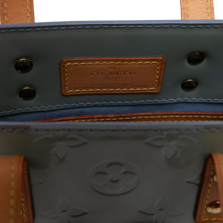 Louis Vuitton Reade PM Cuir verni Monogram Bleu – vue 5 – GABY PARIS