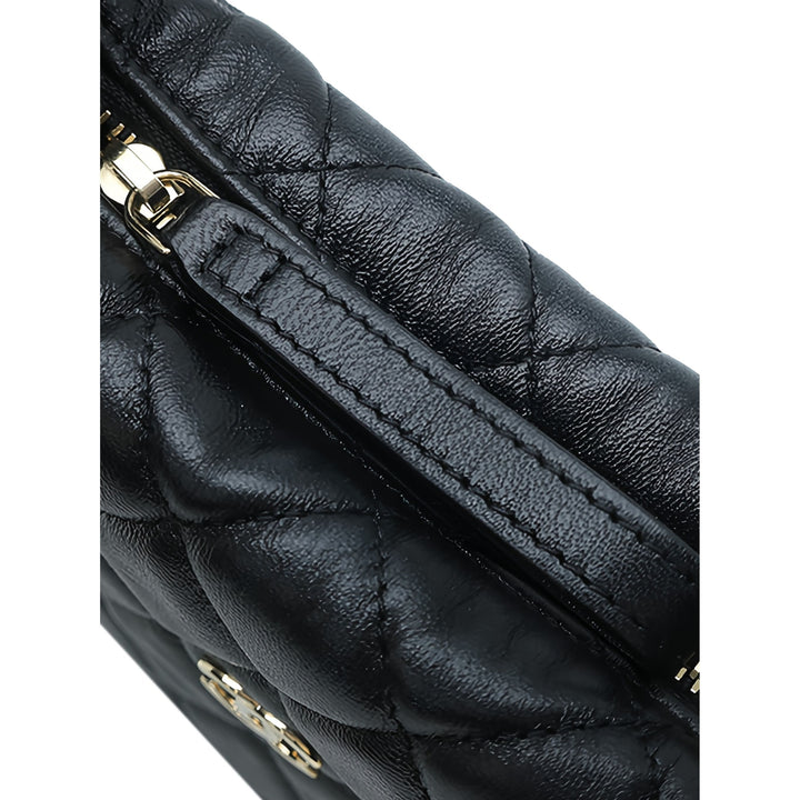 Chanel Matelassé Sac rond à chaîne Pochette Mini Cuir d'agneau Noir – vue 7 – GABY PARIS