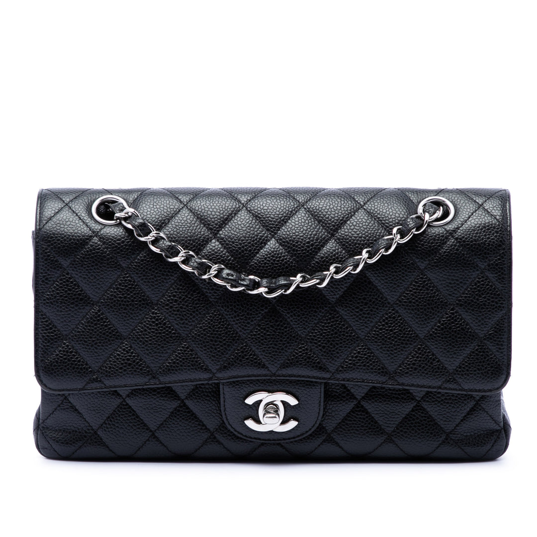 Chanel Medium Classic Caviar Double rabat