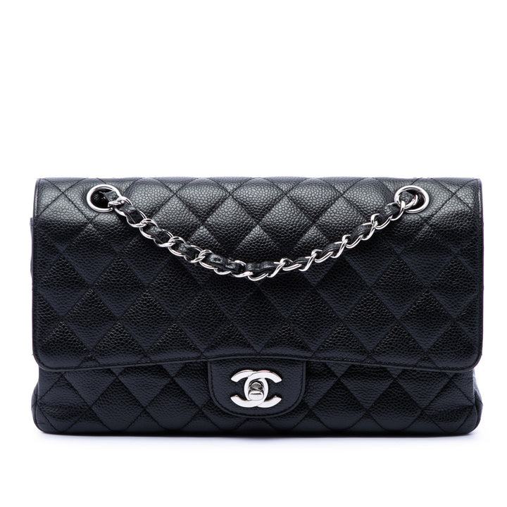 Chanel Medium Classic Caviar Double rabat