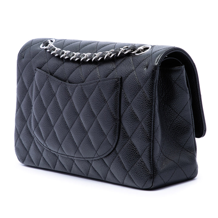 Chanel Medium Classic Caviar Double rabat