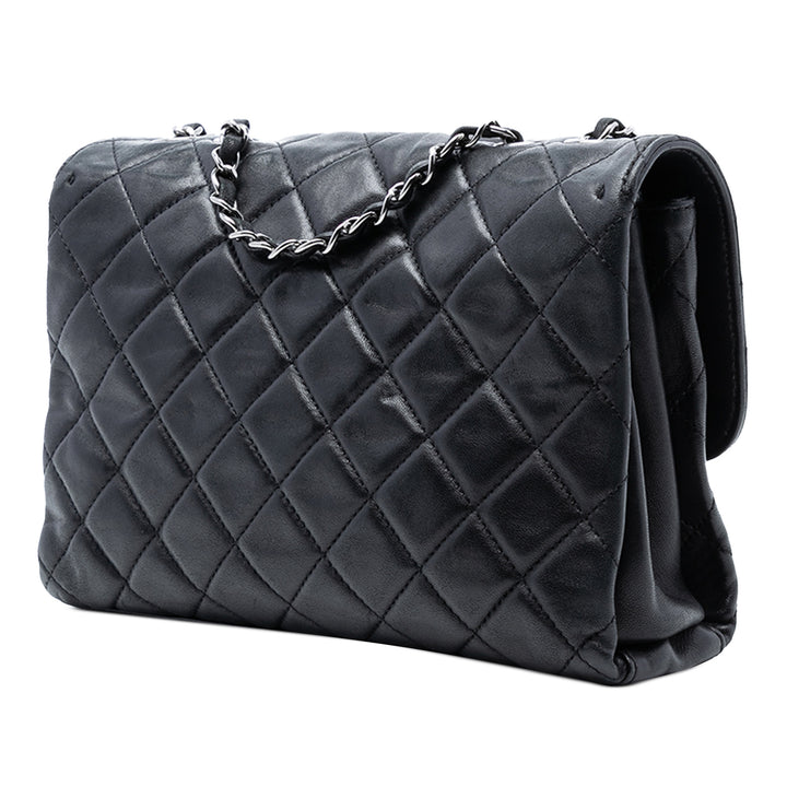 Chanel Small Matelassé Cuir d’agneau Coco Loop à rabat