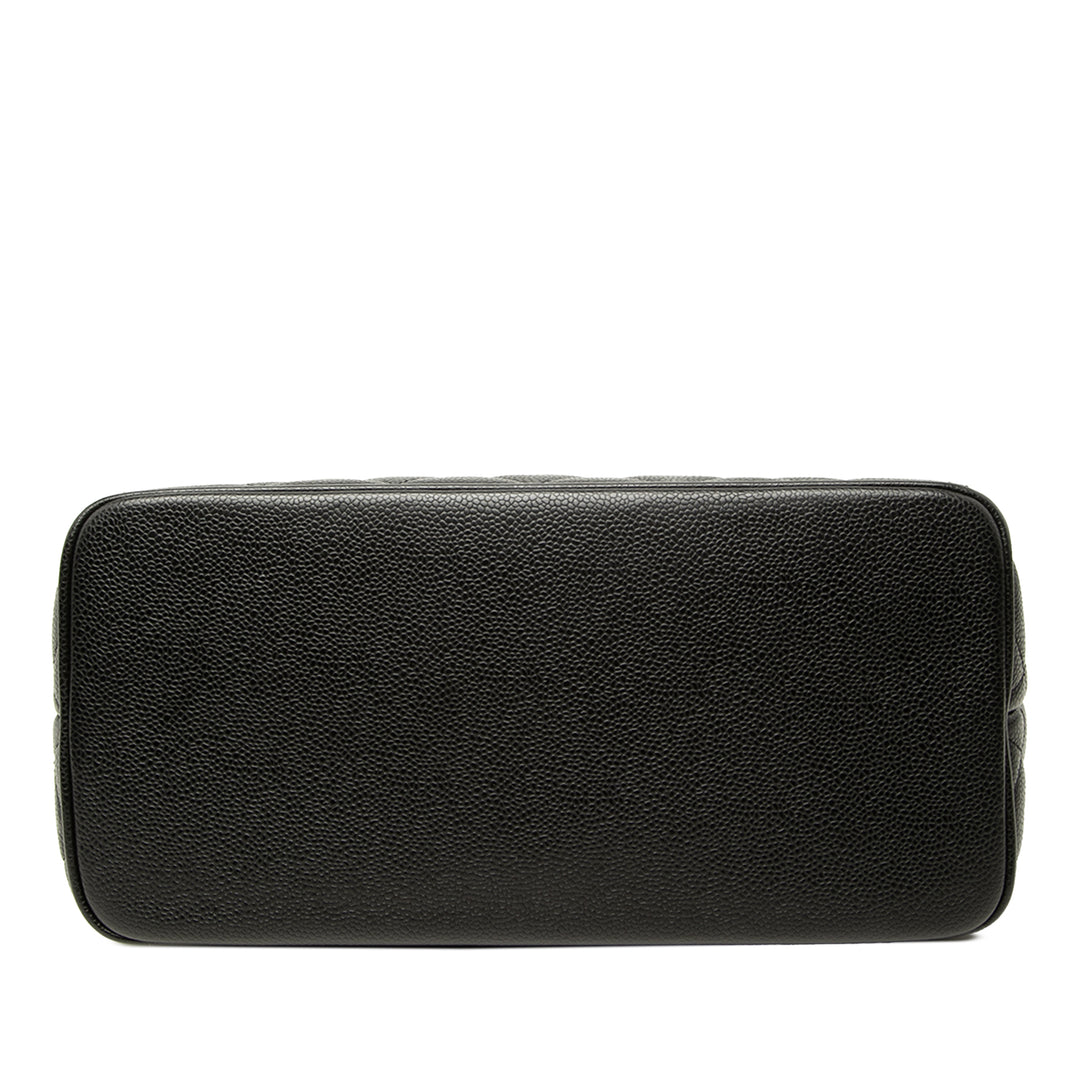 Medallion Cabas Cuir caviar Noir
