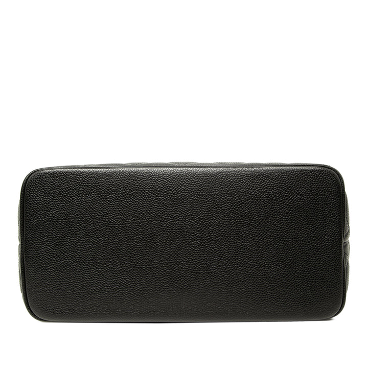 Medallion Cabas Cuir caviar Noir