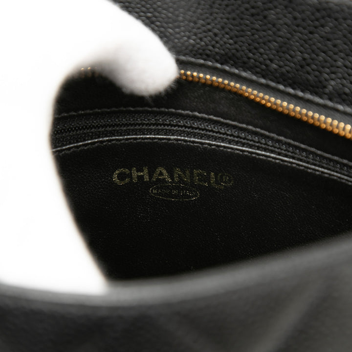 Medallion Cabas Cuir caviar Noir