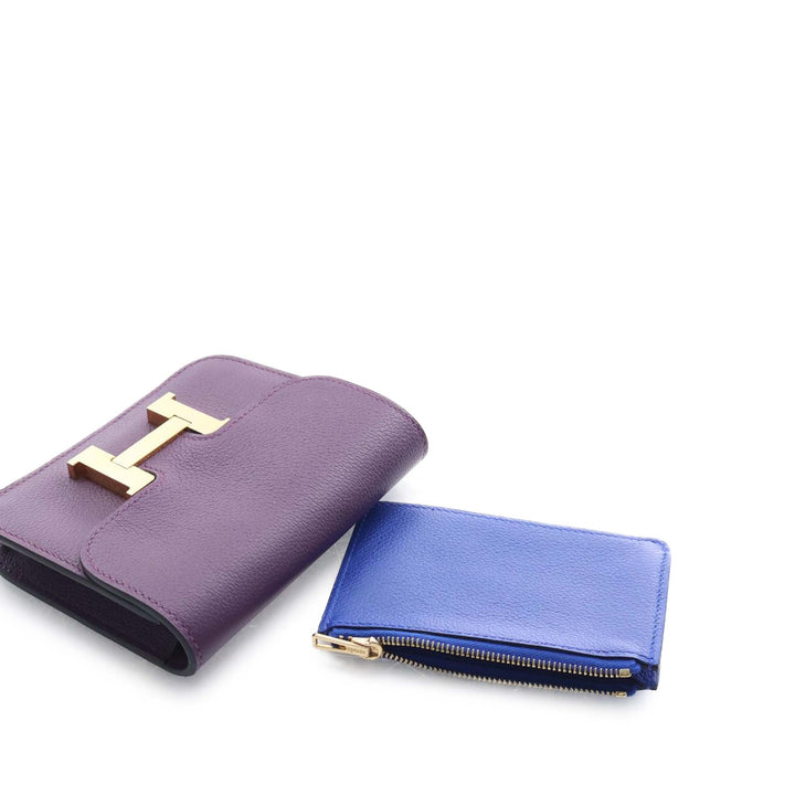 Hermès Evercolor Constance Slim Portefeuille