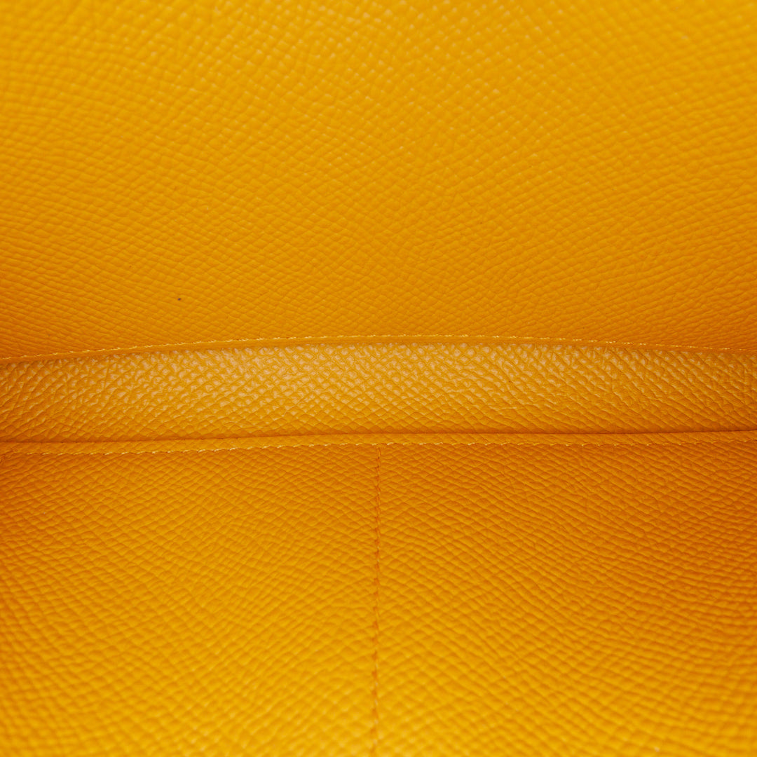 Epsom Kelly To Go Wallet Yellow - Gaby Paris