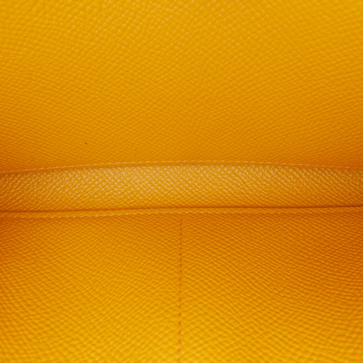 Epsom Kelly To Go Wallet Yellow - Gaby Paris