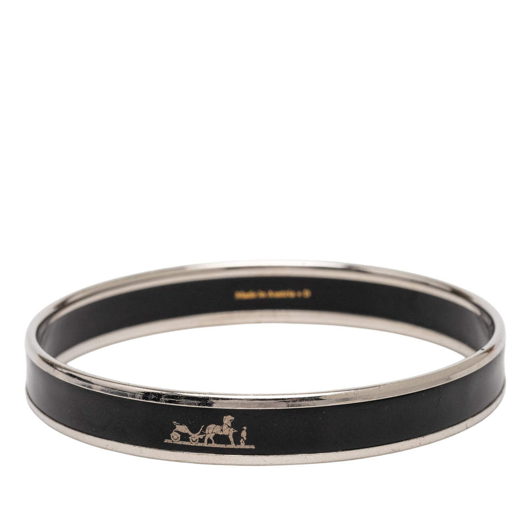Hermès Narrow Émail Calech Bangle Bracelet 65