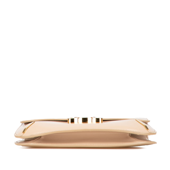 Celine Teen brillant Cuir de veau Triomphe Besace Clea Chain Sac porté croisé