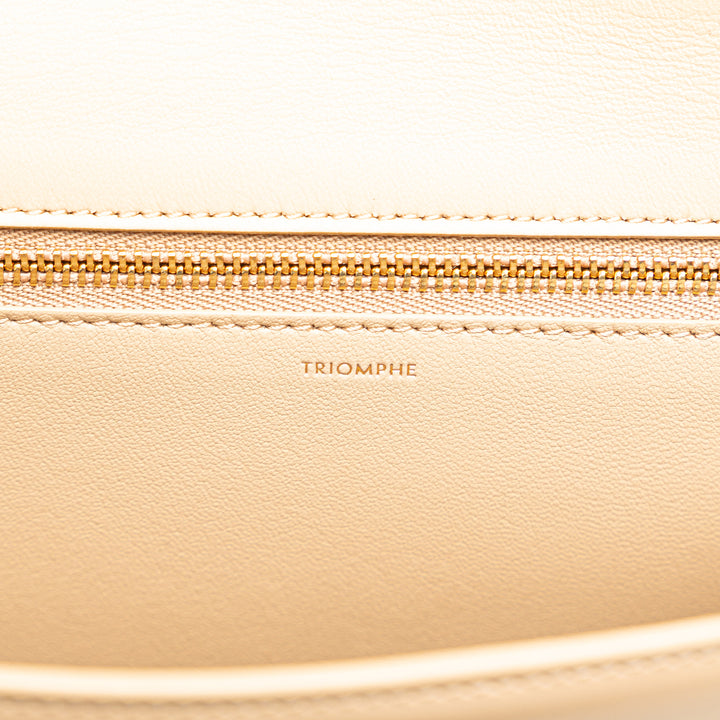 Celine Teen brillant Cuir de veau Triomphe Besace Clea Chain Sac porté croisé