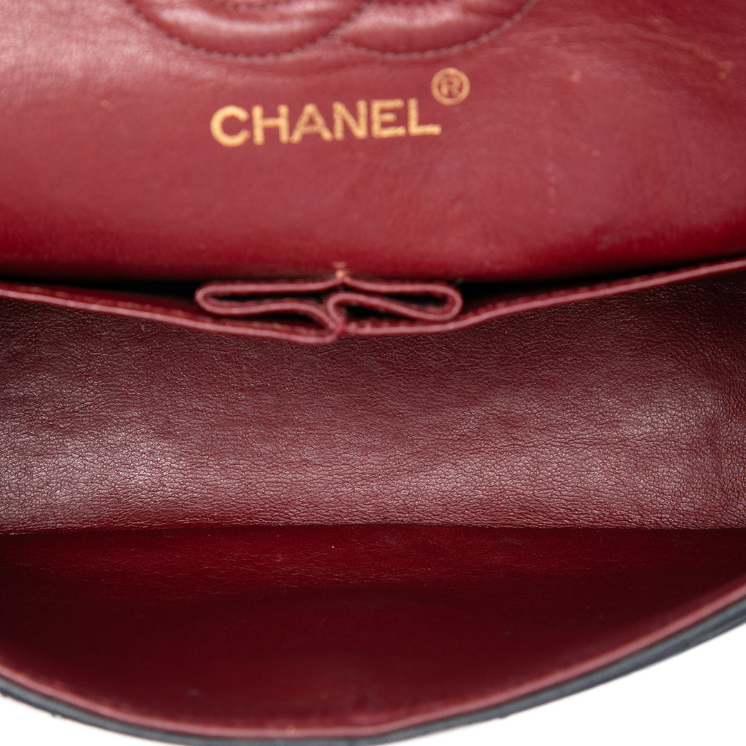 Chanel Classic Double rabat Petit Cuir d'agneau Noir – vue 4 – GABY PARIS
