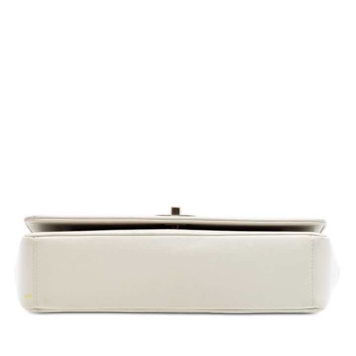 Chanel Medium Chevron Sheepskin Mademoiselle Vintage à rabat