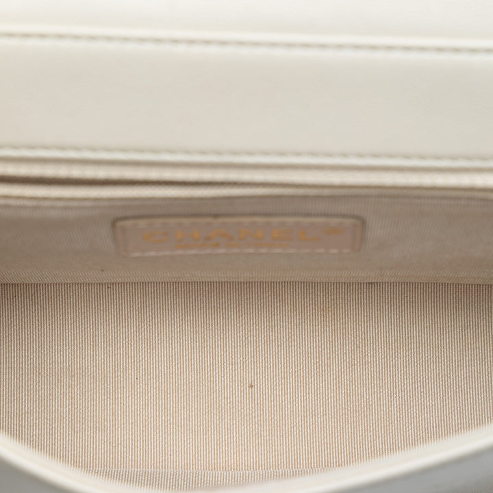 Chanel Medium Chevron Sheepskin Mademoiselle Vintage à rabat