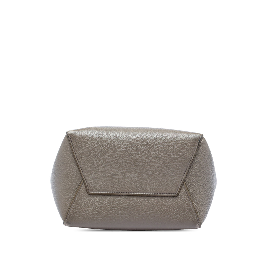 Celine Small Soft Cuir de veau grainé Seau Sangle Bucket Sac