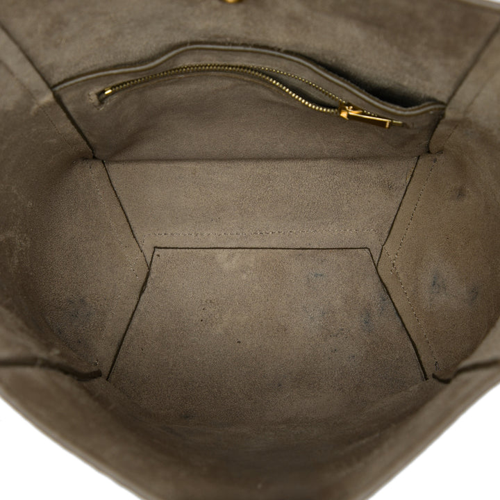 Celine Small Soft Cuir de veau grainé Seau Sangle Bucket Sac