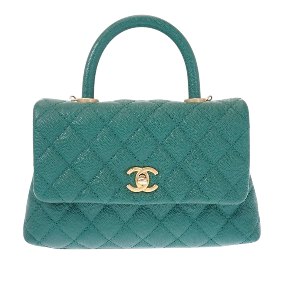 Matelassé Coco sac à Mini Cuir caviar Vert