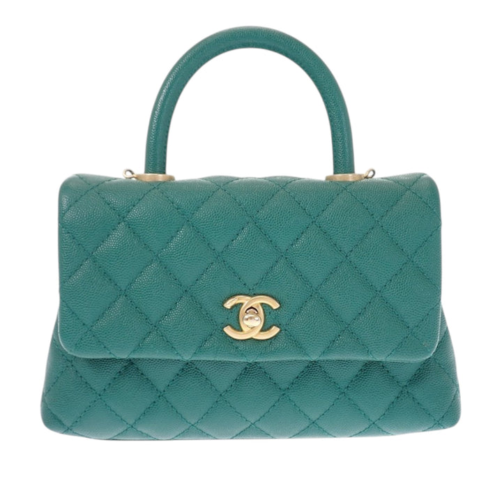 Matelassé Coco sac à Mini Cuir caviar Vert