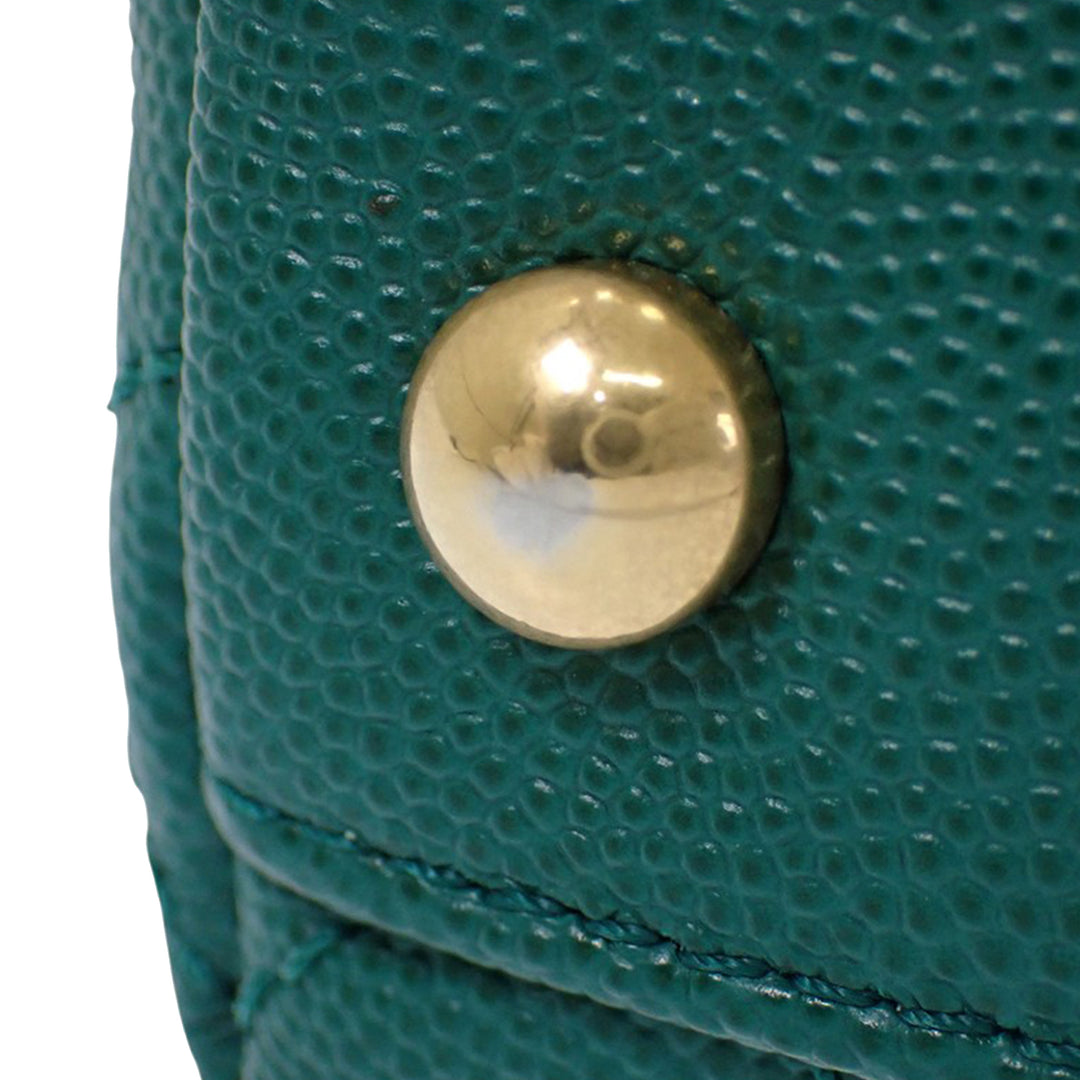 Matelassé Coco sac à Mini Cuir caviar Vert