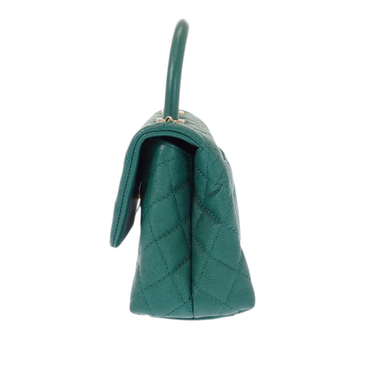 Matelassé Coco sac à Mini Cuir caviar Vert