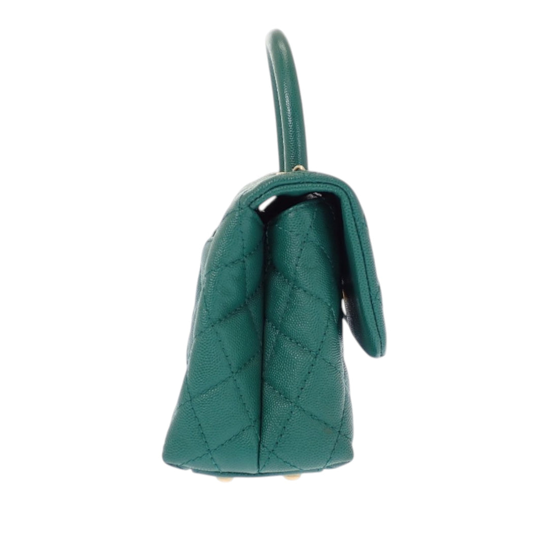 Matelassé Coco sac à Mini Cuir caviar Vert