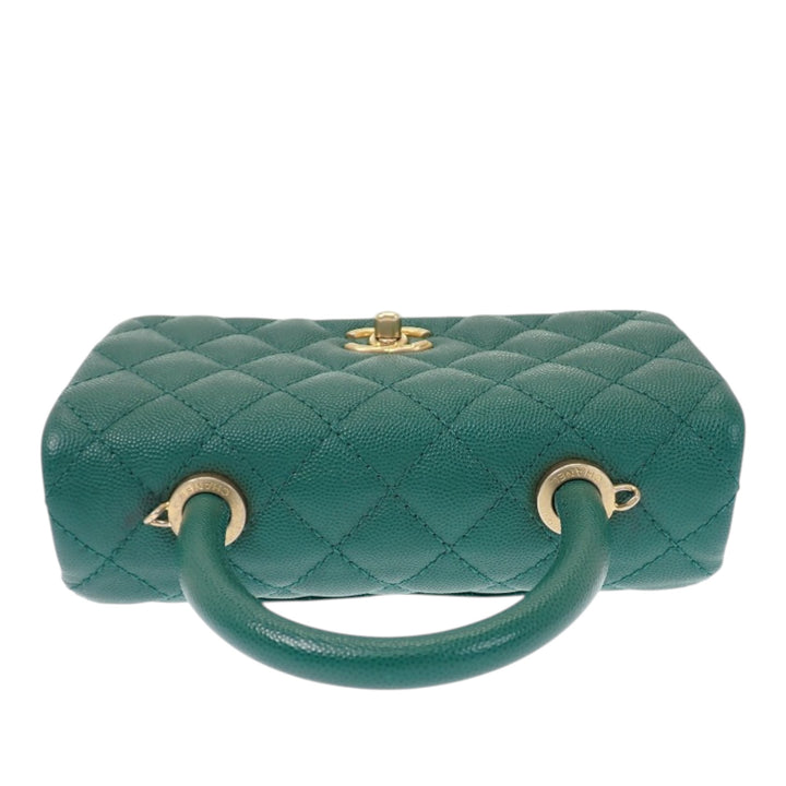 Matelassé Coco sac à Mini Cuir caviar Vert