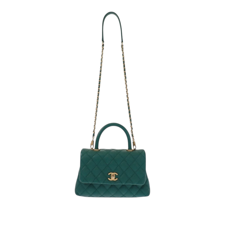 Matelassé Coco sac à Mini Cuir caviar Vert