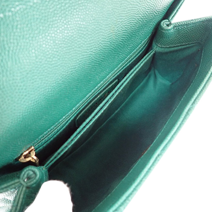 Matelassé Coco sac à Mini Cuir caviar Vert