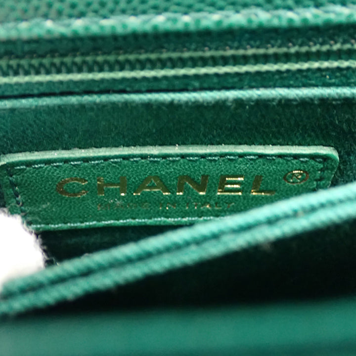 Matelassé Coco sac à Mini Cuir caviar Vert