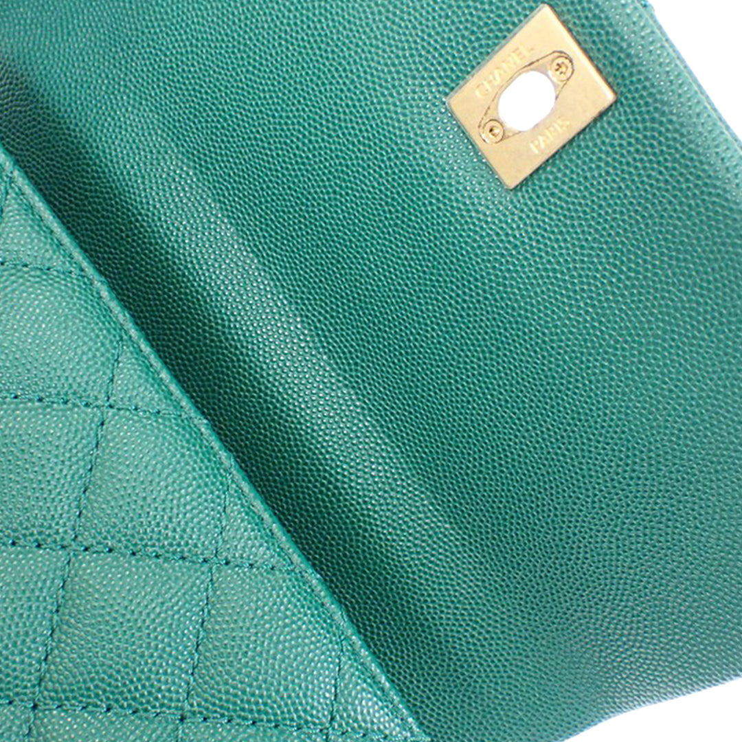 Matelassé Coco sac à Mini Cuir caviar Vert