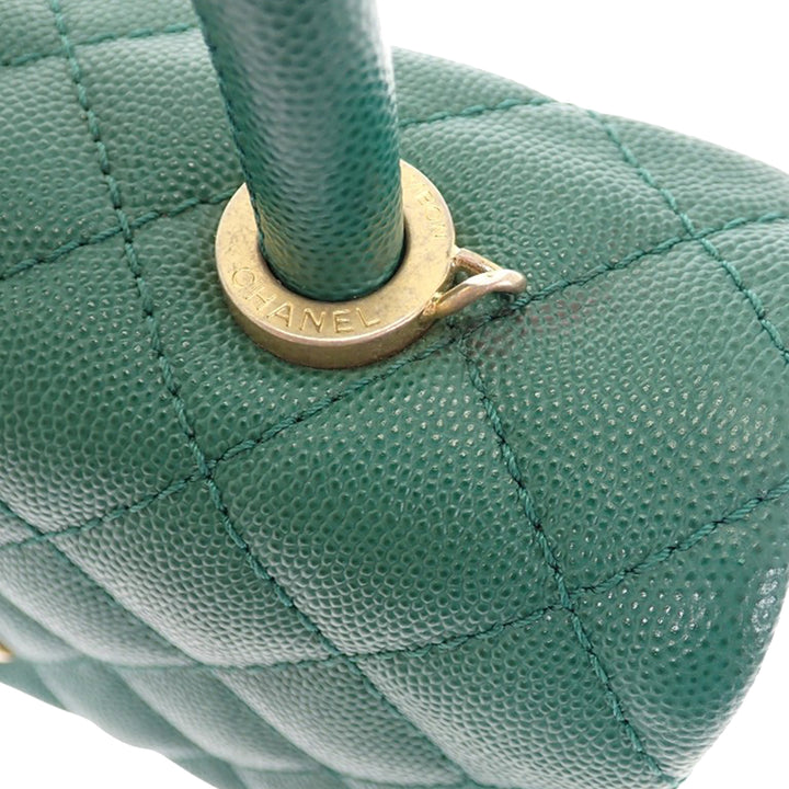 Matelassé Coco sac à Mini Cuir caviar Vert