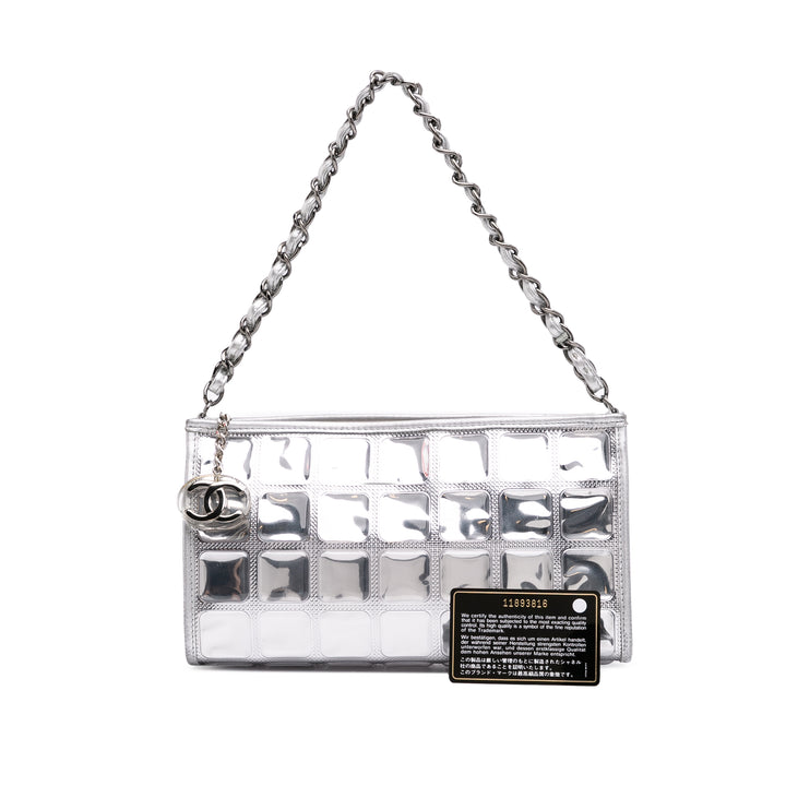 Vinyl Ice Cube Pochette Silver - Gaby Paris