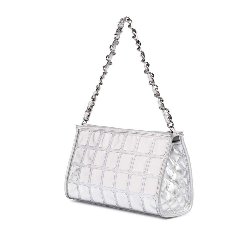 Vinyl Ice Cube Pochette Silver - Gaby Paris