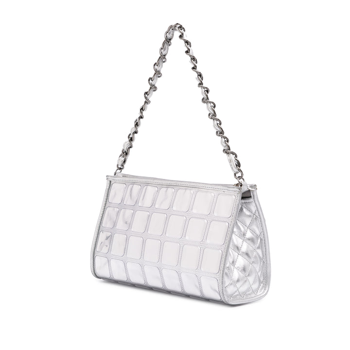 Vinyl Ice Cube Pochette Silver - Gaby Paris