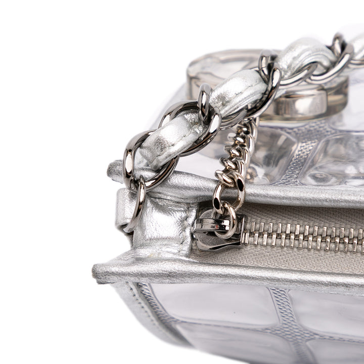 Vinyl Ice Cube Pochette Silver - Gaby Paris