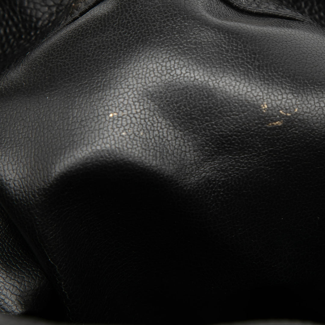 Chanel Caviar Triple CC Drawstring Bucket Sac