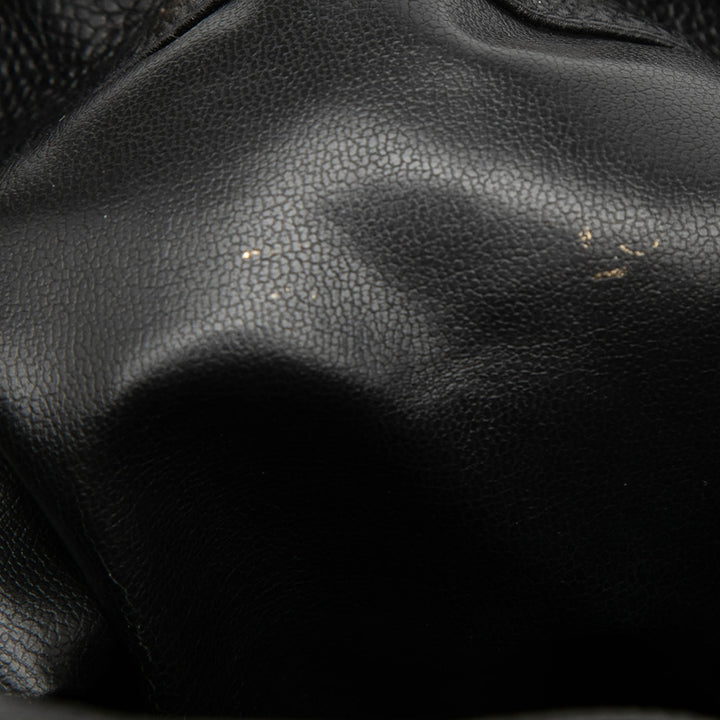 Chanel Caviar Triple CC Drawstring Bucket Sac