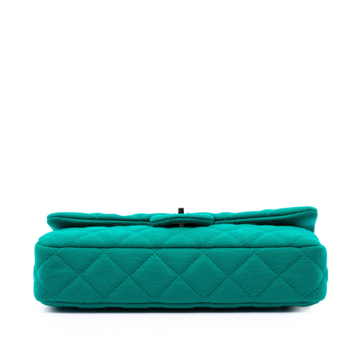 CC Matelassé Jersey Roll Pochette Vert